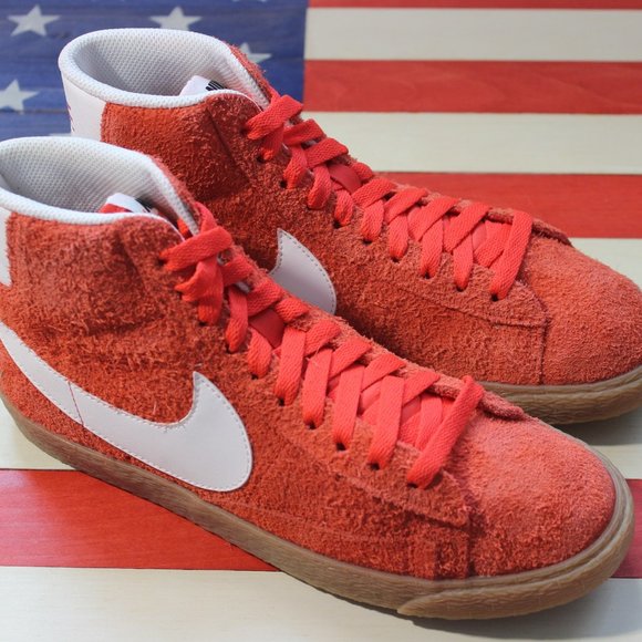 blazers shoes orange